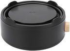 Asixxsix Glass Tea Maker Hot Plate with Automatic Shut Off, 500W Fast Heating Electric Burner for Ceramic Glass Kettle, Portable Countertop Stove for Boiling Water in Home Dorm Office, US (US Plug - Image 4