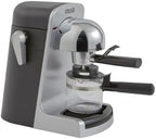IMUSA 4 Cup Electric Bistro Espresso Cappuccino Coffee Maker, Silver by VisitIMUSA