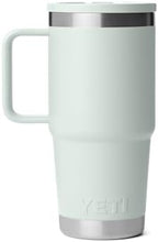 YETI Rambler 20 oz Travel Mug with Flip Straw Lid – Stainless Steel, Vacuum Insulated, Leakproof, Cup Holder Friendly, Ridgeline - Image 5