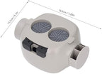 Mini Coffee Knock Box: Portable Espresso Knock Box, Compact Abs Plastic Coffee Ground Bin for Bar Kitchen and Cafe, Used Coffee Grounds Container (Grey) - Image 3