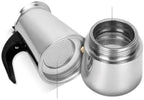 Octagonal Moka Pot 50-600ml Italian Stovetop Espresso Maker Aluminum A/B - Image 3