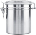 Cocoarm Stainless Steel Coffee Canister, Airtight Vacuum Sealed Storage Container with Clamp Lid, Large, for Coffee Bean Tea Sugar by Cocoarm