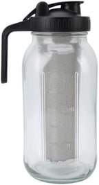 Jiawu Iced Coffee Maker Pitcher with Spout Lid, Cold Brew Coffee Maker - Image 5
