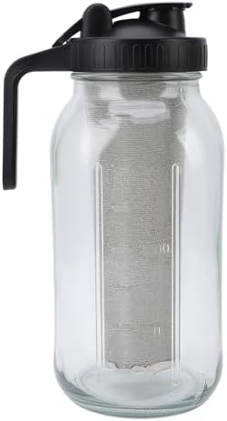 Jiawu Iced Coffee Maker Pitcher with Spout Lid, Cold Brew Coffee Maker - Image 5
