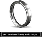51-58.35mm Stainless Steel Dosing Ring for Espresso Barista Funnel(53MM) - Image 2