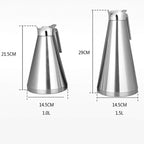 Vacuum Insulated Jug Thermal Coffee Carafe Flask Stainless Steel, Durable Thermos Hot and Cold Tea Coffee, for Home, Office, Hotel(1.5L) - Image 3