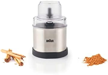 Braun MQS270SI Multiquick Coffee and Spice Grinder Hand Blender Attachment, 1.5-Cup - Image 5