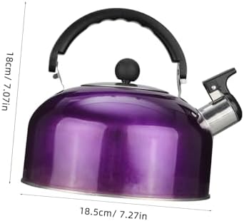 ABOOFAN Whistling Tea Kettle,Stainless Steel 2L Teapot Water Kettle Stovetop Hot Sound Teapot Hot Water Fast to Boil for Stove - Image 2