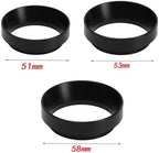 Espresso Dosing Funnel 6 Pcs Coffee Measuring Ring, Espresso Brewing Tool, Maker (51MM 53MM 58MM)(Black 58mm) - Image 7