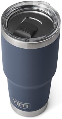 YETI Rambler 30 oz Stainless Steel Vacuum Insulated Tumbler w/MagSlider Lid, Navy - Image 3