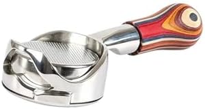 Hollowed Out 58mm Bottomless Portafilter，Compatible For Gaggia，Espresso Machine Barista Accessory(SR colour wood) by Unknown