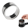 watchget 58mm Magnetic Espresso Dosing Funnel Coffee Dosing Ring, Silver by watchget