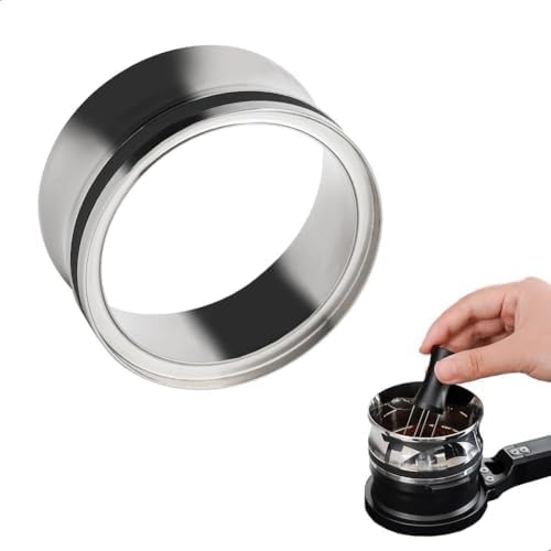watchget 58mm Magnetic Espresso Dosing Funnel Coffee Dosing Ring, Silver by watchget