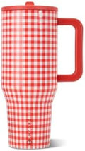 HydroJug Traveler 32oz, Insulated Tumbler with Handle & Straw, Summer Picnic by Hydrojug