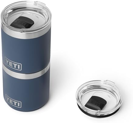 YETI Rambler 10 oz Ceramic Lined Lowball 2.0, Vacuum Insulated with MagSlider Lid, Navy - Image 3