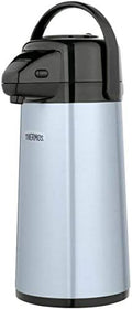 Thermos Glass Vacuum Insulated Pump Pot, 2 quart, Metallic Gray by Thermos