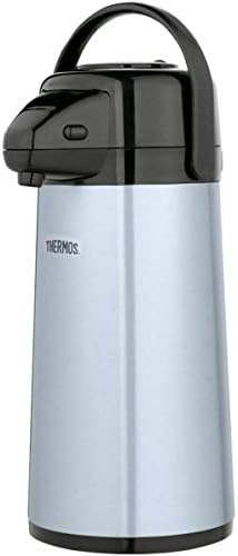Thermos Glass Vacuum Insulated Pump Pot, 2 quart, Metallic Gray - Image 2