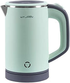 WTJMOV Small Electric Kettle Stainless Steel, 0.8L Portable Tea Kettle Auto Shut-off, Low Power Hot Water Kettle for Camping, Travel, Office and More by WTJMOV
