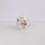 Guangyang 15-PCS Porcelain Tea Cup set for Adult,Purple Fancy Floral Pattern (A set Include 1-pcs 39 oz Teapot, 1-pcs 8 oz Sugar Bowl, 1-pcs 8oz Creamer and 6-pcs 7oz Cup and 6-pcs 5.5inche saucer) - Image 6