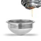 watchget 58mm Espresso Portafilter Basket 316 Stainless Steel Filter Basket Spherical Bottom Design for Even Espresso Extraction, Compatible with 58mm Espresso Machines by watchget