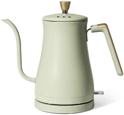 LUGBAR 1-Liter Electric Gooseneck Kettle 1200 W, Drew Barrymore (Sage Green) by Unknown