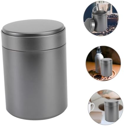 MAGICLULU 6pcs Metal Canister Tea Tin Loose Leaf Tea Storage Jars Airtight Food Container - Image 3