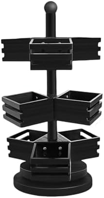 Tea Bag Organizer, Space-Saving Stand, 20x19.7x15cm, 3-tier Tea Storage Chest, Teabag Station Stand, Versatile Use, For Home, Kitchen, Pantry, Cafe, Office, Desk, Countertop by Unknown