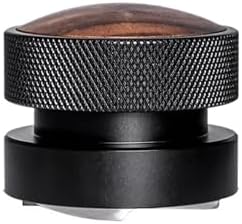 51/53/58.35mm Coffee Tamper Walnut Wood Cap Adjustable Depth Coffee Distributor Calibrated Espresso Tamper Coffee Accessories(53mm) by Unknown