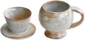 Fay Bless Vintage Ceramic V60 Coffee Dripper Set – Handmade Rustic Pour Over Coffee Brewer with Mug & Pot (2) by FayBlessFiveElementOasis