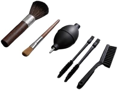 Air Blower Coffee Brush Set Slim Handle Brush Strong Fibers Brush Sturdy Nylon Bristles Espresso Machine Cleaning Deep Cleaning - Image 2