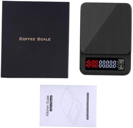 Electronic Coffee Scale 5kg Capacity with Timer, Precision Sensors by GAROZATION