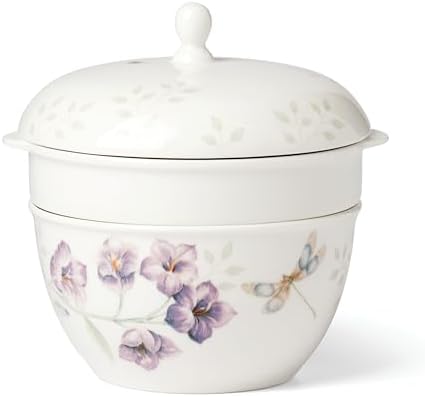 Lenox Butterfly Meadow 3-Piece Stackable Bowl Set, 3.05 LB, Multi - Image 2