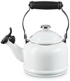 Le Creuset Enamel On Steel Demi Tea Kettle, 1.25 qt., White - Image 2