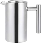 350ml Coffee Press Maker, Stainless Steel French Press Pot with Double Layer Insulation for Home Use - Image 3