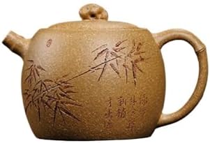 Tea Kettle 180ML Handmade Purple Clay Teapots Handmade Pot Raw Ore Section Mud Tea Maker Kettle Zisha Teaset Accessories Ceramic Tea Infuser by Unknown
