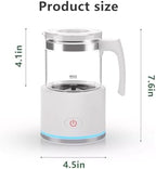 Full-Automatic Steam Boiling Water Frothing Machine,4 in 1 Milk Steamer,550ml Commercial Steam Milk Frother Machine,for Latte - Image 2