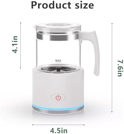 Full-Automatic Steam Boiling Water Frothing Machine,4 in 1 Milk Steamer,550ml Commercial Steam Milk Frother Machine,for Latte - Image 2