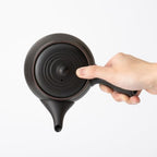 Japanese Kyusu Teapot [Black] 420ml/14.2 fl oz capacity Tokoname Yaki | Japanese Tea KIMIKURA - Image 3