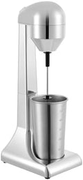 Commercial Electric Milkshake Maker 110V 180W Cocktail Tea Drink Mixer Milk Mixer Blender Stainless Steel Milkshake Machine 16000rpm Smoothie Blender 2 Speeds (1 Head) by DNYSYSJ