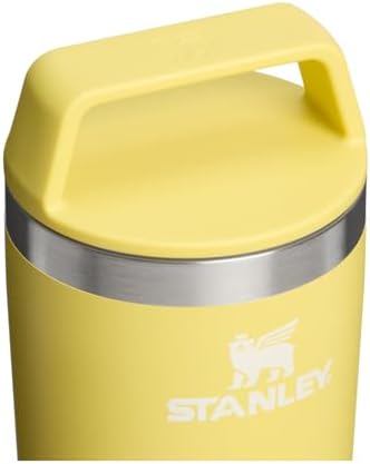 STANLEY Cafe To Go Travel Mug 16 oz | Leakproof Two-Part Drink Through Lid | Tumbler Cup for Coffee, Tea and Drinks | Insulated Stainless Steel Coffee Mug | BPA-Free | Daffodil - Image 5