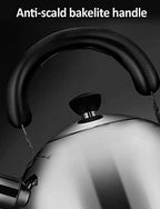 Tea Kettle Stovetop Stove Top Whistling Kettle 304 Stainless Steel Teapot with Spout Cover Hot Water Boiler Tea Kettle Pour Over Kettle(4L) - Image 5