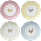 Lenox Butterfly Meadow Porcelain Dessert Plates, 8 Inch, Set of 4 by Lenox