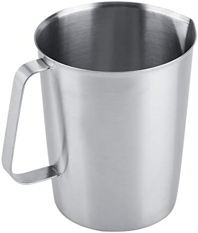 2000ml Large Stainless Steel Measuring Cup Mug Milk Frothing Pitcher Jug Frother with Clear Scale, 304 Cappuccino Espresso Machine for Barista Coffee Latte Art Pen - Image 7