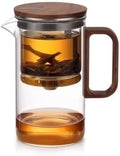Bonstan Heat-Resistant Glass Teapot with Magnetic Switch, 500ml Tea Infuser Pot with SUS316 Stainless Steel Filter, Versatile Kettle for Loose Leaf Tea by Unknown