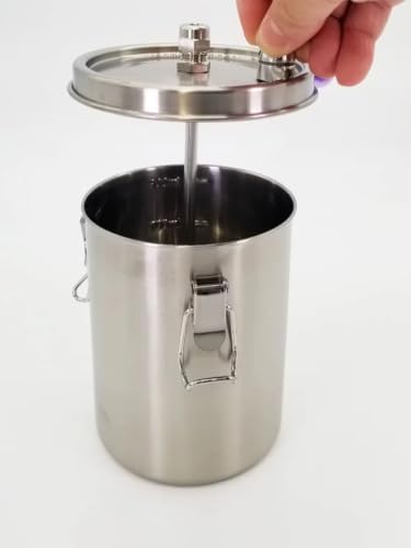 1000ml Milk Storage Tank with Frothing Pitcher for Coffee - Image 5