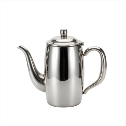 Stainless Steel Pitcher Gooseneck Kettle Water Kettle Coffee Kettle With Long Curved Spout For Pouring And Secure Lid Suitable for home kitchens baristas, 0.6L by Unknown
