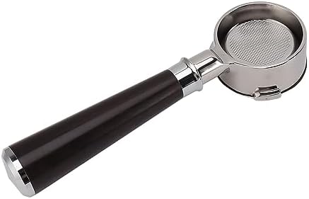Ymiko Set Ear for 58mm Bottomless Portafilter with Solid Wood Handle Compatible with Barsetto Coffee Machine Stainless Steel Design for Enhanced Brewing Experience (#3) - Image 4