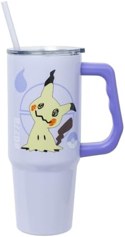 Silver Buffalo Pokemon Mimikyu Ghost Type Stainless Steel Tumbler, 30oz by SilverBuffalo