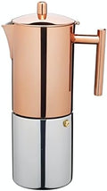 La Cafetière Copper Stovetop Espresso Maker, Stainless Steel, 600ml by La+Cafeti%C3%A8re