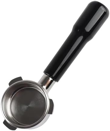 Stainless Steel 54mm Bottomless Portafilter for 8 Series 3 Ear Coffee Machines Ergonomic Handle for Improved Coffee Extraction - Image 2